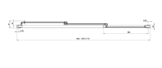 Шторка на ванну Ravak Supernova AVDP3-170 40VV0102Z1 Transparent профиль белый